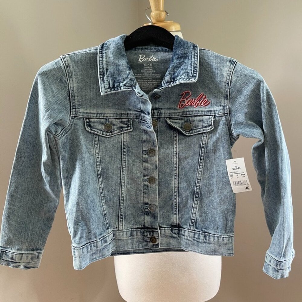 Barbie Jean Jacket Youth M NWT ADORABLE